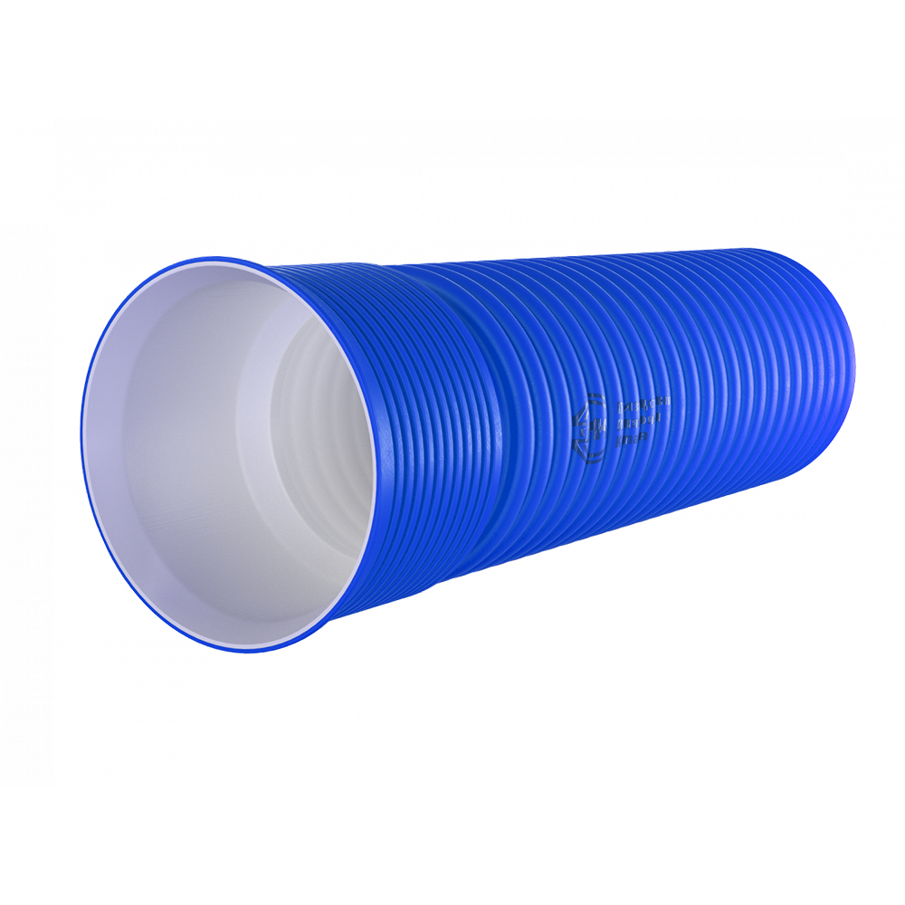 Труба гофрированная DN/OD 500 SN24 ПИКПАЙП-G с раструбом