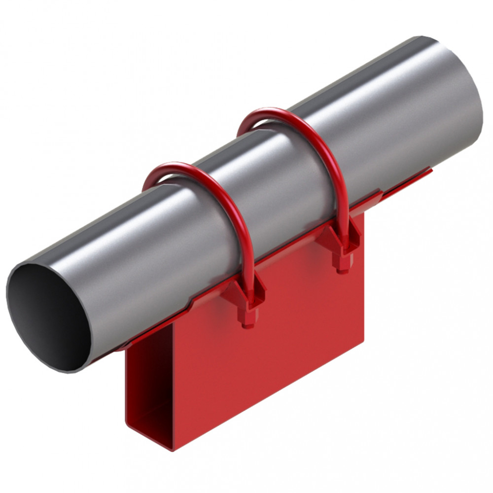 Опора DN159 ТС-670.00.00-017 серия 5.903-13 выпуск 7-95 неподвижная хомутовая с корпусом