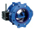 Затвор дисковый AVK с двойным эксцентриком серия 756/106-156 PN16 DN250 с интегрированным седлом, внутреннее эмалевое покрытие, редуктор (IP68)